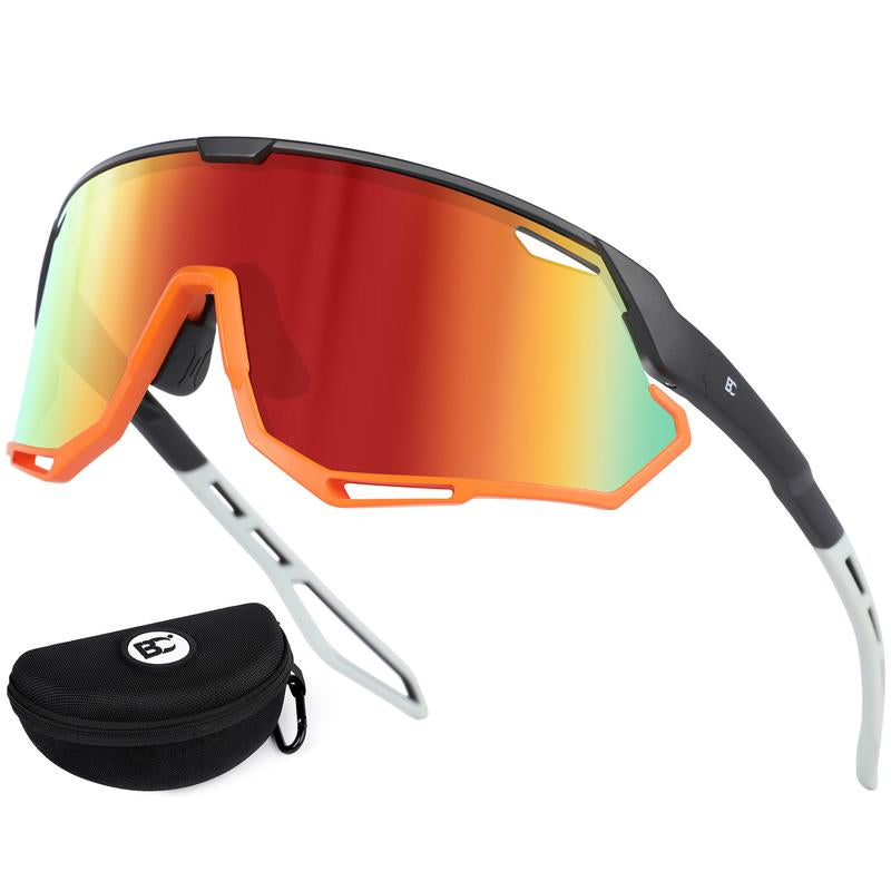 BIRCEN Baseball Sunglasses for Men Women - UV400 Protection Cycling Glasses Sports Sunglasses for Running MTB Golf Softball