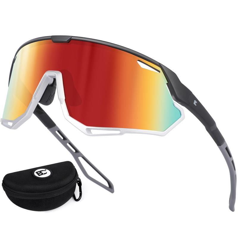 BIRCEN Baseball Sunglasses for Men Women - UV400 Protection Cycling Glasses Sports Sunglasses for Running MTB Golf Softball