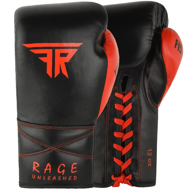 FISTRAGE Boxing Gloves Cowhide Leather MMA Training Muay Thai Kick Boxing Sparring Heavy Bag Professional Laces Glove Mitts for Men & Women Boxingequipment Aztec Stone