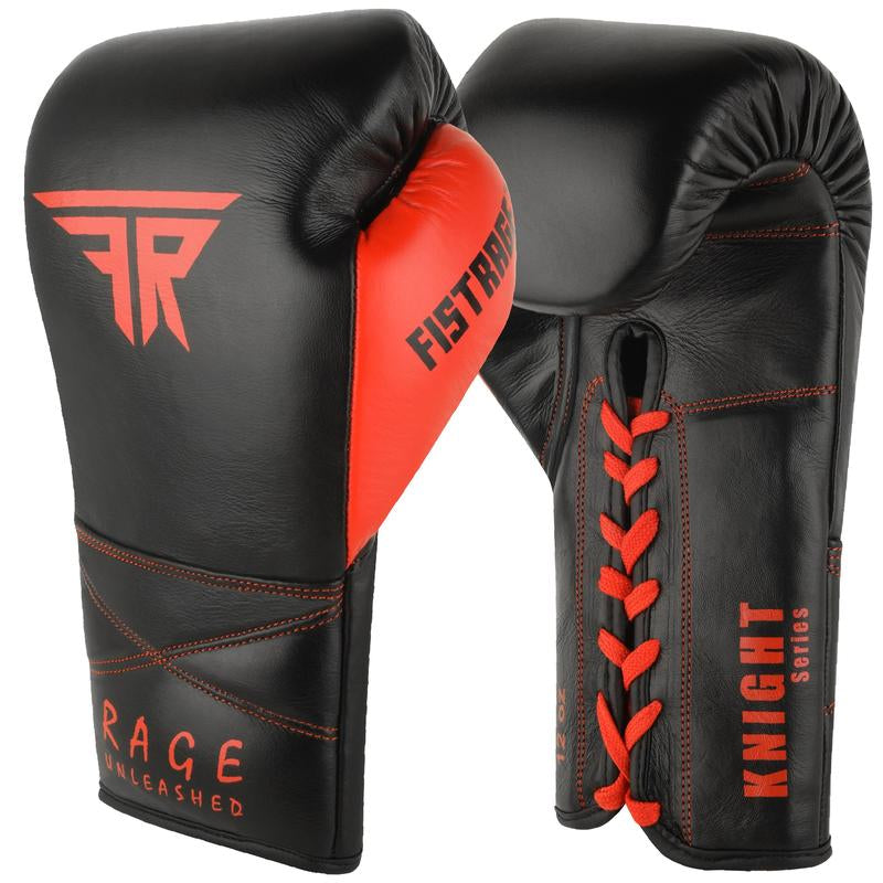 FISTRAGE Boxing Gloves Cowhide Leather MMA Training Muay Thai Kick Boxing Sparring Heavy Bag Professional Laces Glove Mitts for Men & Women Boxingequipment Aztec Stone